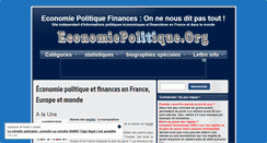 Desktop Screenshot of economiepolitique.org