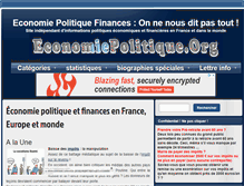 Tablet Screenshot of economiepolitique.org